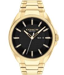 shop coach gold bracelet watch